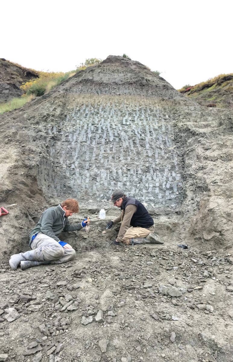 Eric Metz and Gregory Erickson Excavate at Jacob’s Bed