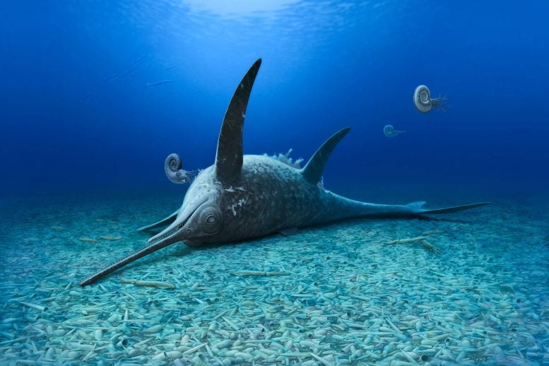 Eurhinosaurus mistelgauensis Artist's Concept