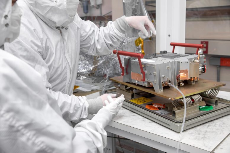 Europa-UVS During Clean Cabin Testing