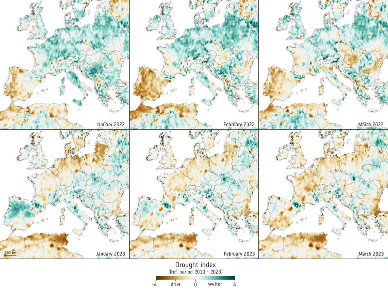 Europe Drought Index 2023