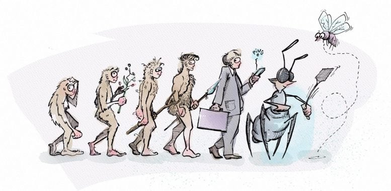 Evolution From Primates via Modern Humans to Mosquitoes
