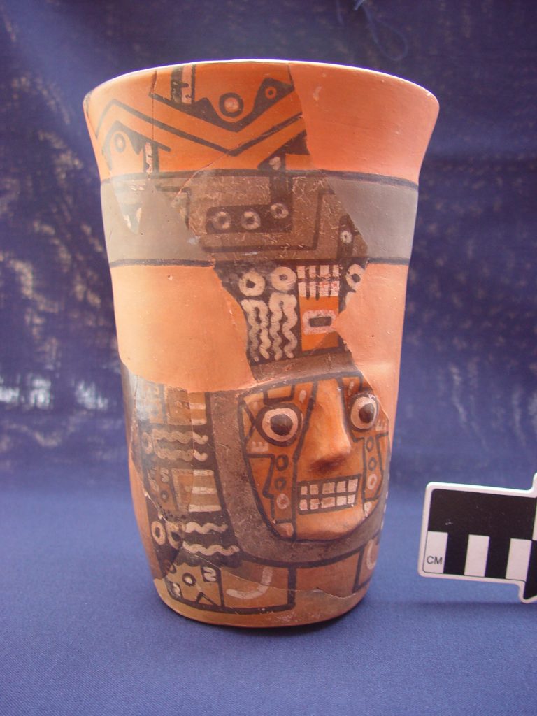 Example Ceramic Drinking Cup From the Wari Site of Cerro Baúl