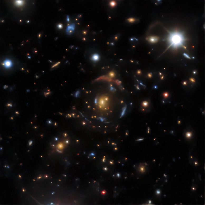 Example Gravitational Lens Found in the DESI Legacy Survey Data