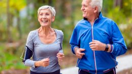 Exercise Senior Couple Jogging