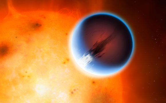 Exoplanet HD 189733b Has 5,400 mph Winds 