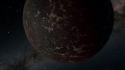 Exoplanet LHS 3844b Illustration