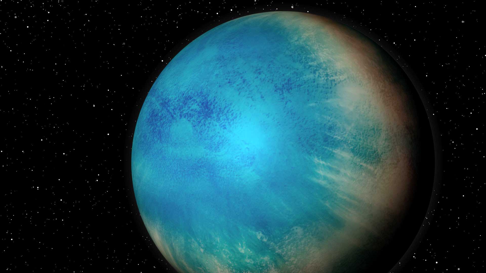 天文学者は、海の深さで完全に覆われる可能性のある太陽系外の世界を発見します