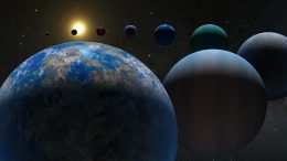 Exoplanet Types Illustration