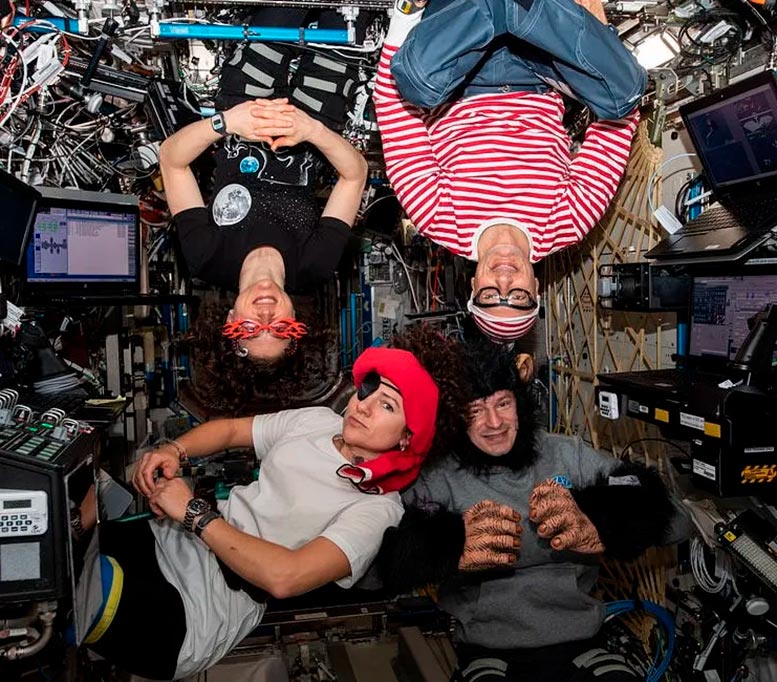 Expedition 61 Astronauts Halloween