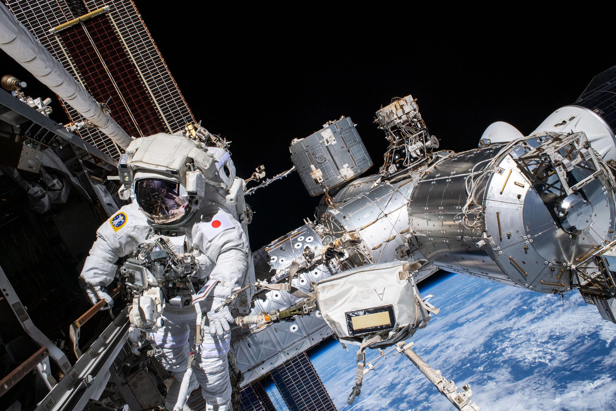 Astronauts Gearing Up for Today’s Spacewalk To Upgrade ISS Power System