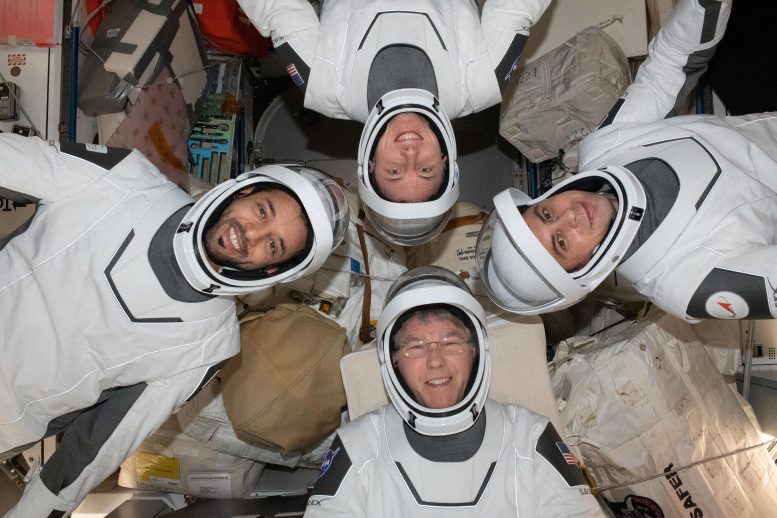 Expedition 69 Flight Engineers Pressure Suits