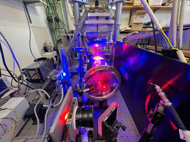 Experimental System That Generates Super Sonic Laboratory Earthquakes at Hebrew University Laboratory