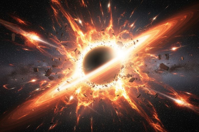 Exploding Black Hole