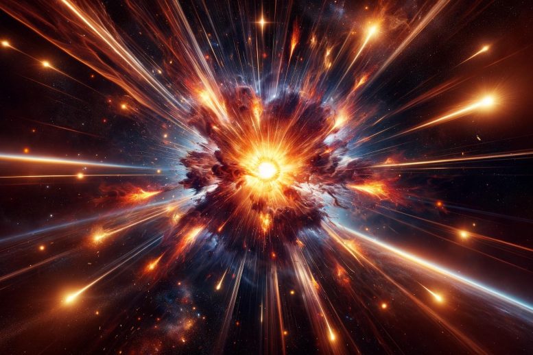 Exploding Star Supernova Concept