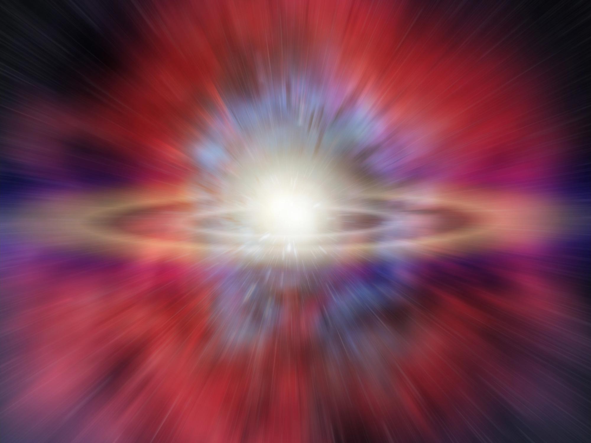 Explodierendes Supernova-Konzept