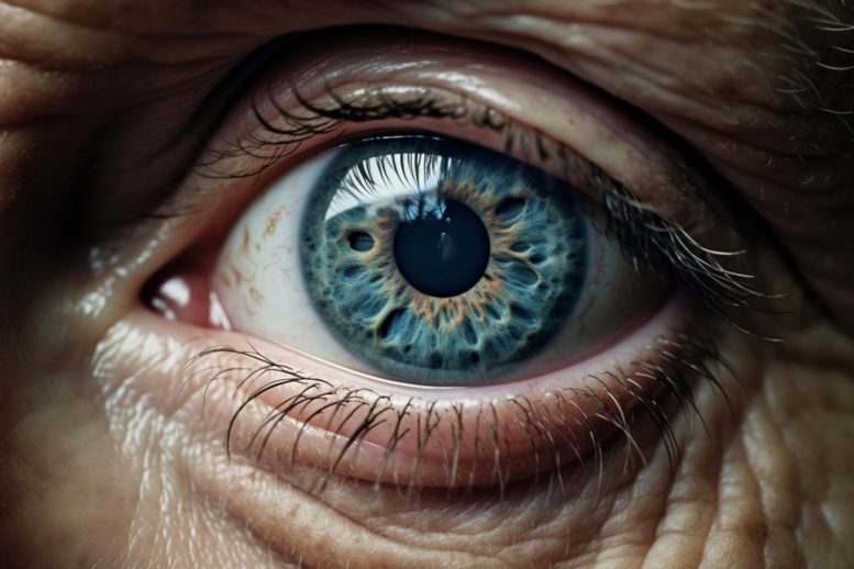 Eye Disease Old Man