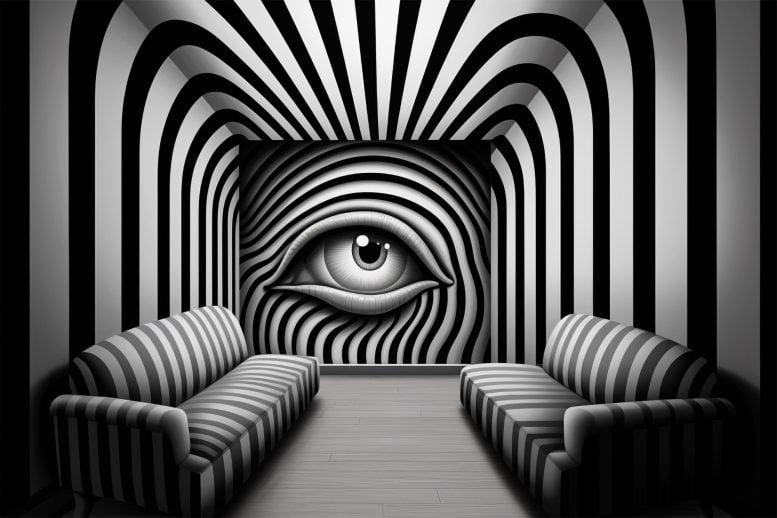 Eye Optical Illusion Concept Art