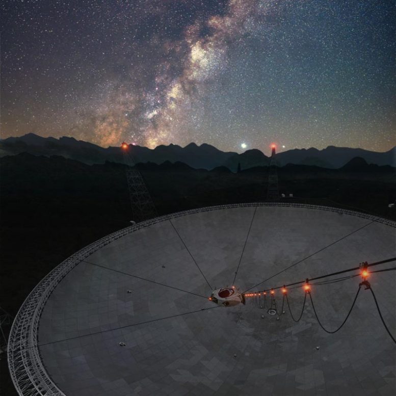 FAST Telescope Starry Sky Crop