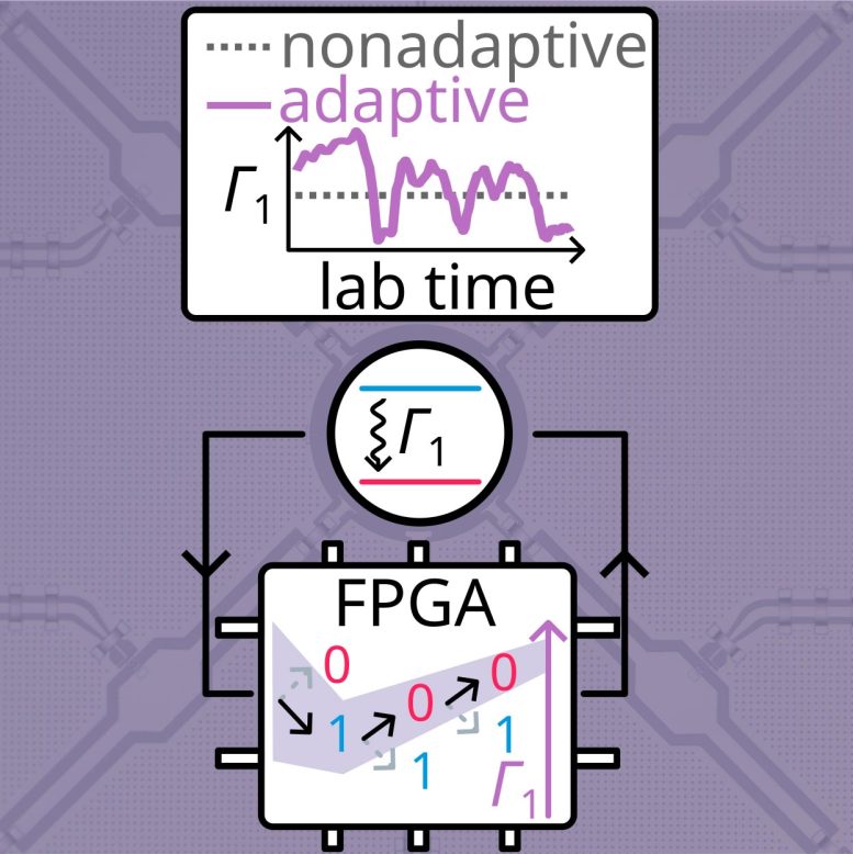 FPGA Controller Monitoring Fluctuations Superconducting Qubit