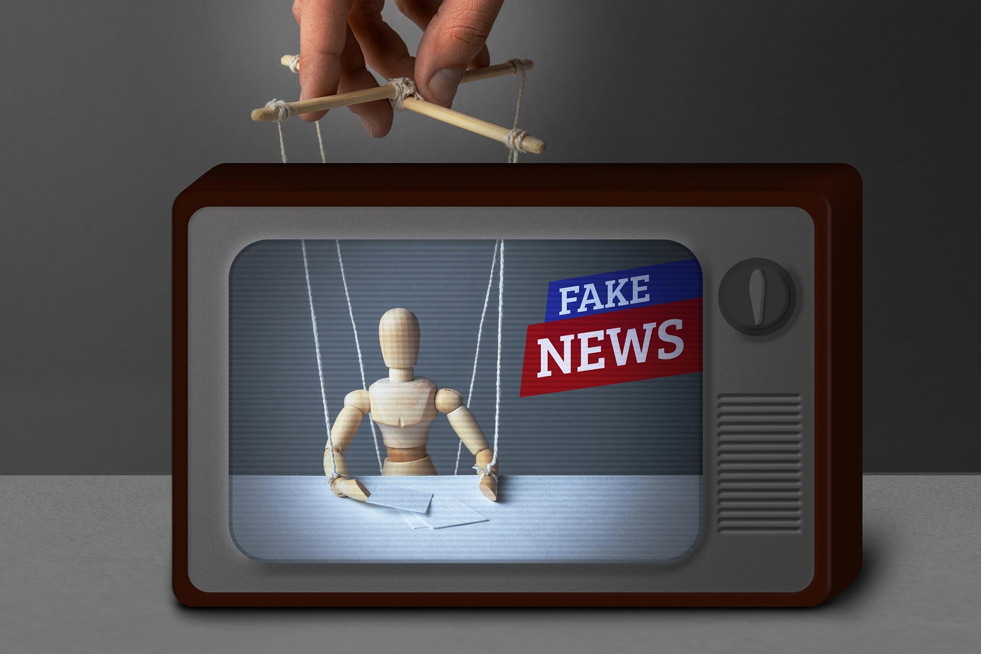 Fake News Propaganda Media Puppets