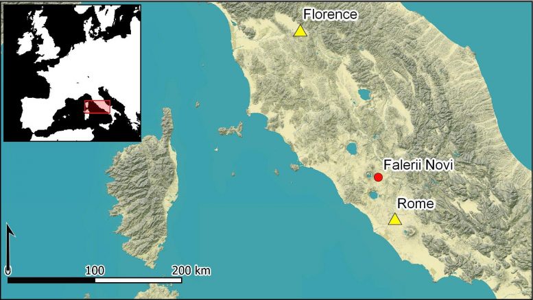 Falerii Novi Map