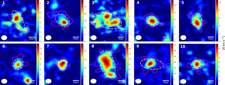 False Color Velocity Maps of High Velocity Cloud Candidates