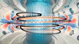 Fast Ions Interacting With Plasma Waves in a Fusion Experiment