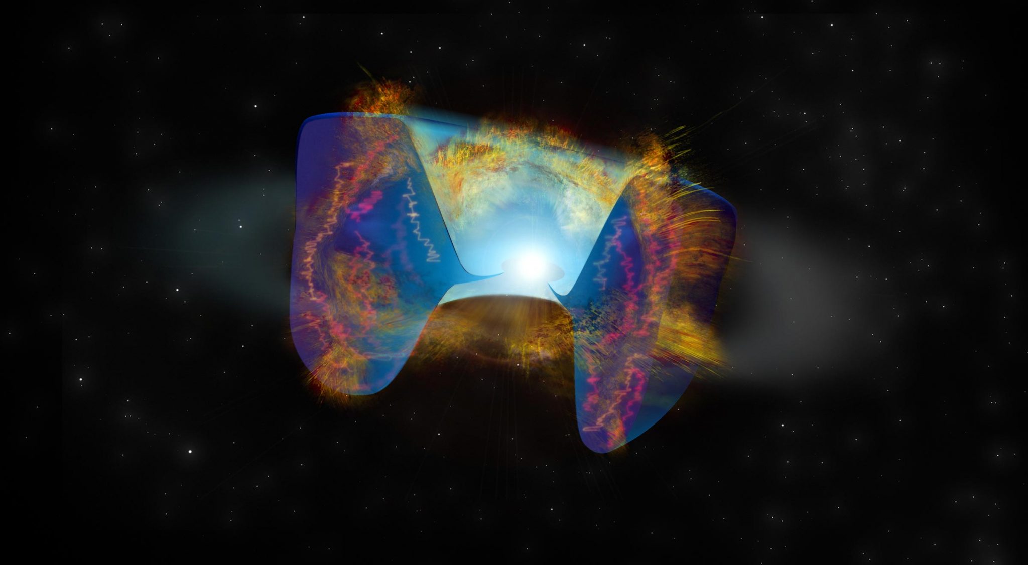 Stellar Collision Triggers Supernova Explosion “This Is the First