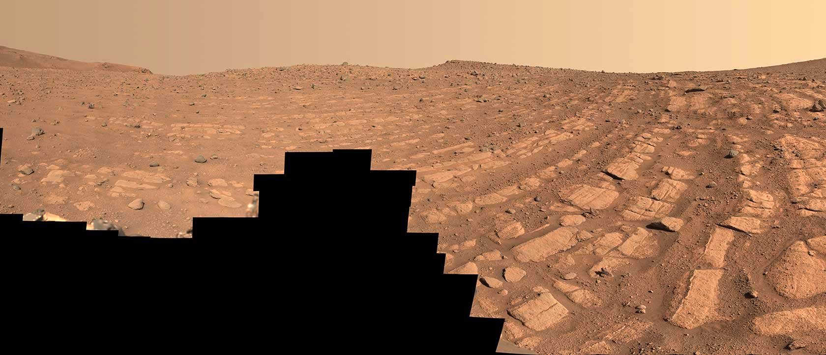 Un río rápido en Marte