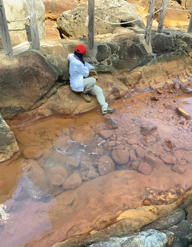 Fatima Li-Hau Hot Spring Sampling