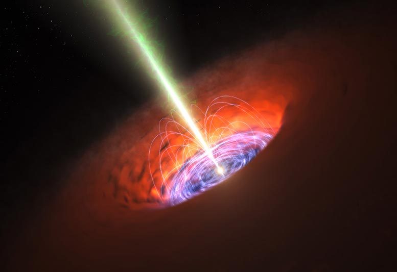 Alimentando al agujero negro supermasivo