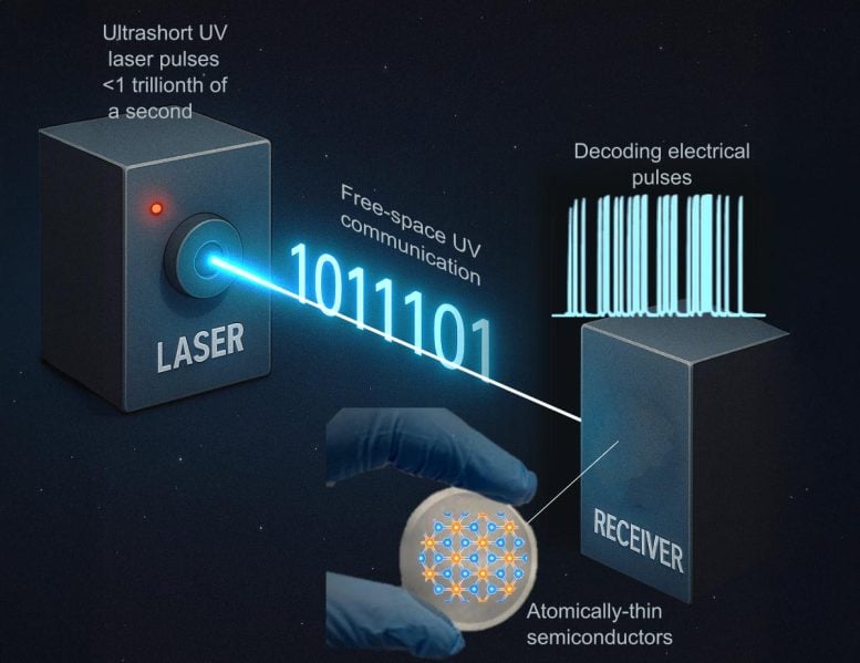 A New UV Laser Sends Messages in Trillionths of a Second