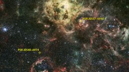 Fermi Satellite Detects Gamma-ray Pulsar in Another Galaxy