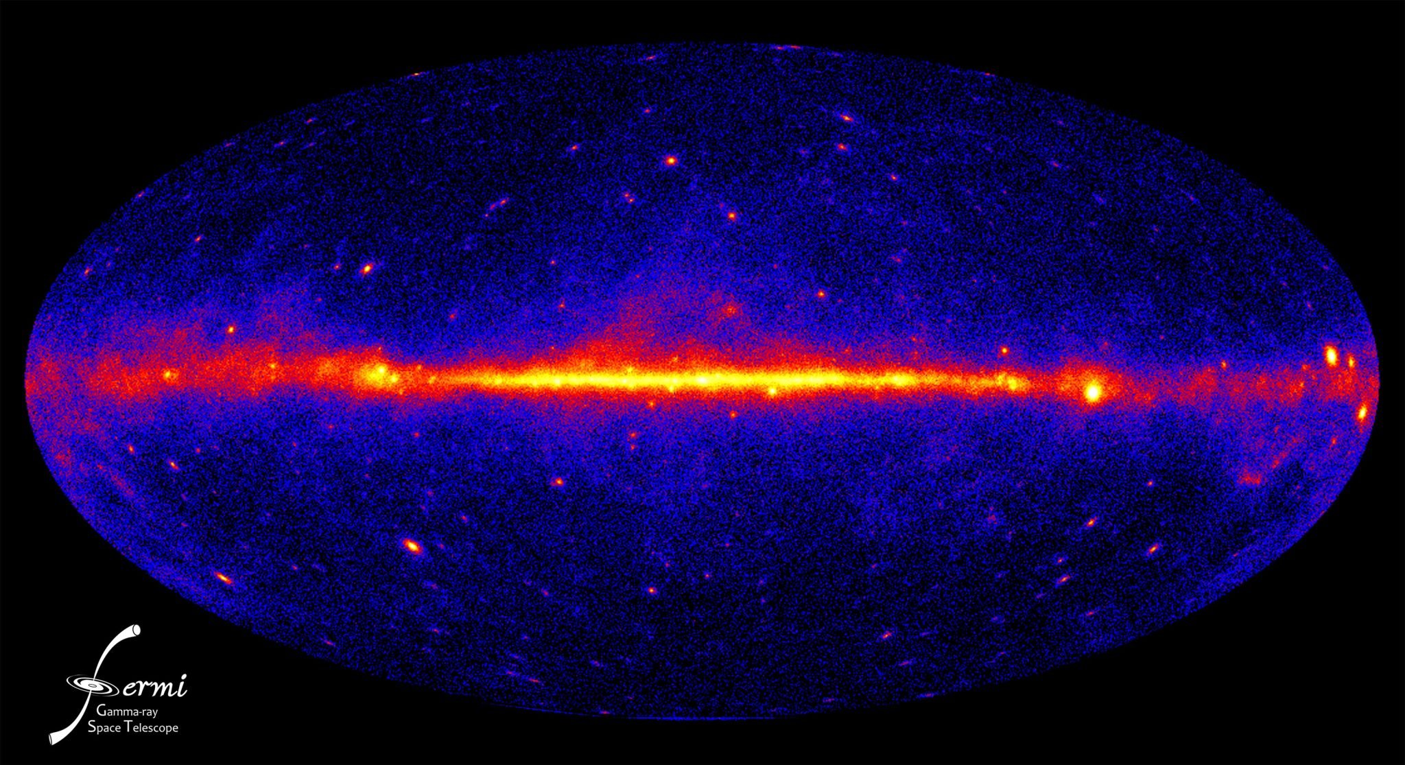 Fermi Gamma-Ray Sky View