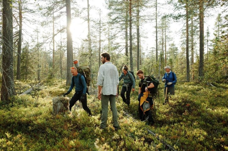 Fieldwork in Norra Gällsjön