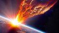 Fiery Meteorite Earth