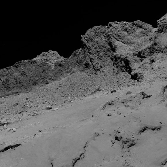 Final Descent Images from Rosetta Spacecraft