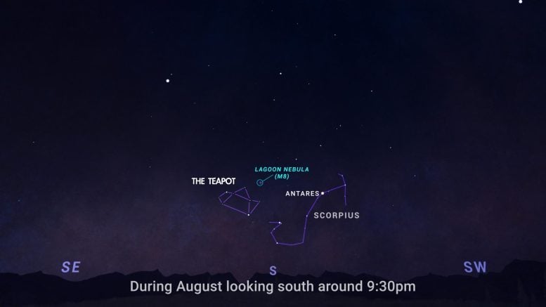 Finding Lagoon Nebula August 2024