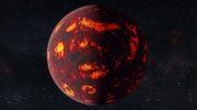 First Detection of a Planet with Super-Earth Atmosphere