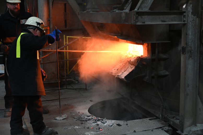 First Electric Cement Production in an Electric Arc Furnace