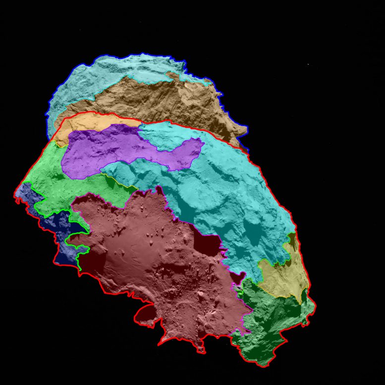 First Map of Rosetta's Comet 