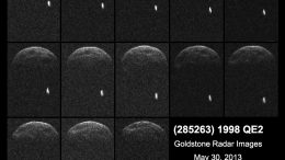 First Radar Images of Asteroid 1998 QE2