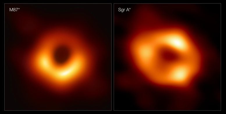 First Two Images of Black Holes