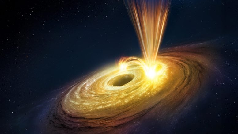 Scientists Watch Black Hole Create Near Light Speed Winds in Hours