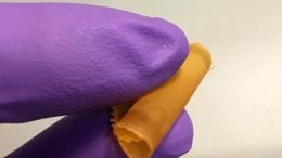 Flexible Polymer Membrane With Embedded Nanoparticles