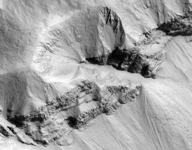 화성의 홍수 및 현무암 퇴적물