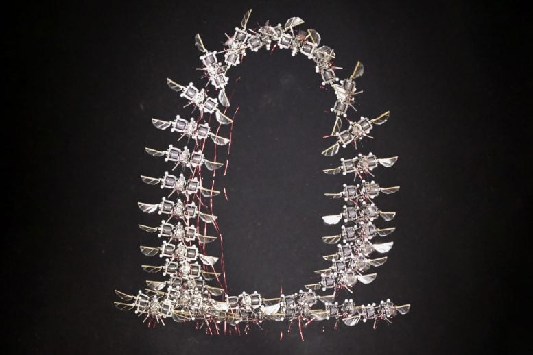 Flying Microrobot Performing a Flip