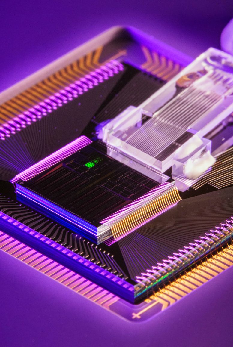 Four Channel, Silicon Photonic Single Sideband Modulator Chip