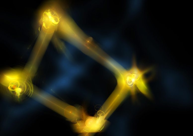 Four Particles of Light Quantum State