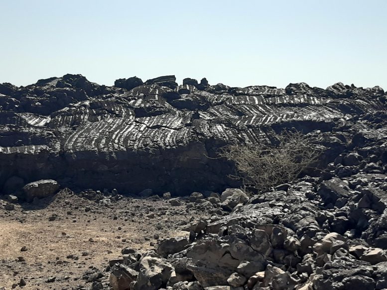 Fresh Basaltic Lava Flows in Afar Ethiopia